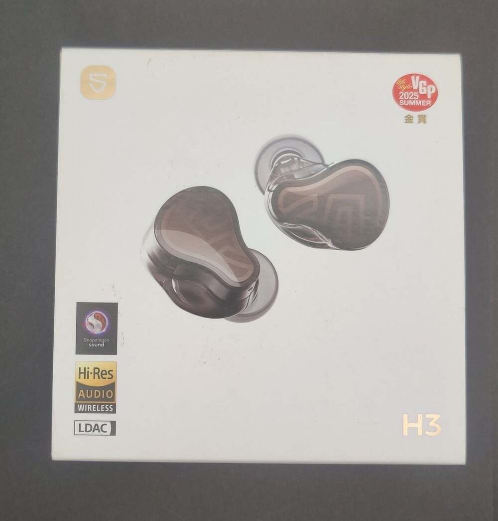 SoundPEATS H3 Hybrid Active Noise Cancelling Wireless Headphones /Titanium Black